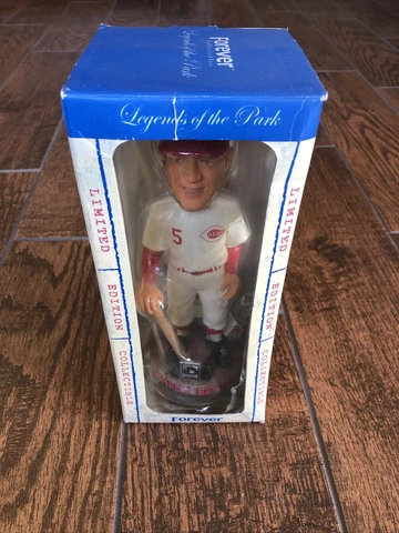 JOHNNY BENCH Cincinnati Reds MLB Cooperstown EXCLUSIVE Nodder Bobblehead NIB! Cover