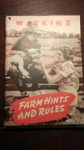 1944 Watkins Farm Hinweise and Rules Booklet J.R. Watkins Co. - Bild 1 von 6