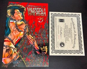 VENGEANCE VAMPIRELLA #25 (Harris 1996) -- Dynamic Forces DF SIGNED NUMBERED COA - Picture 1 of 2