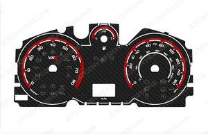 Vauxhall Astra H/Zafira B VXR Carbon Dial Cards 8 Colours Gauges - Picture 1 of 8