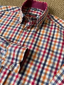 CAMISA ETERNA MODERN FIT BOLD MULTI CHEQUE M MEDIANA - Imagen 1 de 4