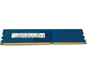 NEW Memory SK Hynix 2GB DDR3 1Rx16 PC3-12800U Desktop RAM TRA01 HMT425U6CFR6C-PB - Picture 1 of 3
