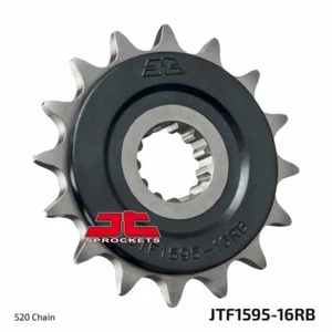 JT Spockets Pignone a SILENZIATO 16 Denti con Passo 520 GOMMATO JTF1595.16RB - Foto 1 di 4
