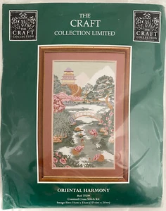 The Craft Collection Limited "Oriental Harmony" Counted Cross Stitch Kit, New - Picture 1 of 2