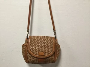 Brooks Brothers Cross Body Purse Handbag Brown Detachable Strap H7 - Picture 1 of 12