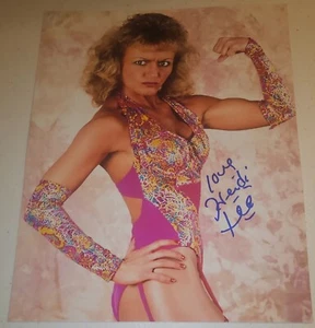 Signed Autographed Heidi Lee Morgan Team America 8x10 Photo LPWA WWE NWA WCW - Picture 1 of 2