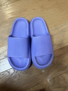 Sandalias moradas para mujer informales cómodas talla 9/10 zapatos de playa - Imagen 1 de 8