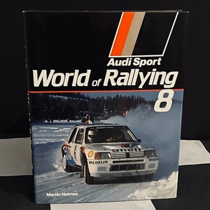 AUDI SPORT WORLD OF RALLYING 8 1985 - 1986 ANUARIO LIBRO ANUAL WRC TIMO SALONEN - Imagen 1 de 8