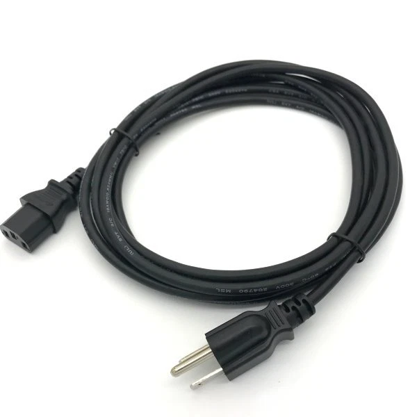 12FT Universal 3 Prong AC Power Cord Cable 18AWG for Computer Printer Monitor TV - Image 1 of 1