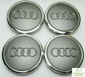 4 Tappi Coprimozzo Borchie Fregi per AUDI Cerchi in Lega compatibili GMP Atom 4B - Imagen 1 de 1