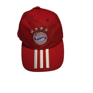 Adidas Fútbol Fútbol Gorra Sombrero FC Bayern Munchen Munich Rojo OS Talla Única Alemania - Imagen 1 de 8