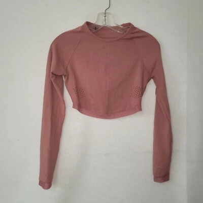 Gymshark x Whitney Simmons Top Womens XS Moab Mountain Brick Crop Activewear - Image 1 of 4