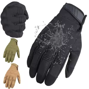 Tactical Gloves Touch Screen Full Finger Gloves Military Combat Airsoft Hunting - Picture 1 of 23