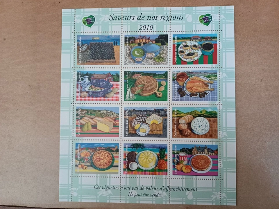 timbre France Erinnophilie "Saveurs de nos régions" 2010 neuf MNH ** - Photo 1/2
