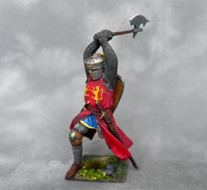 ⭐️Richard the Lionheart. King England PAINTED. Tin Figurine Soldiers 54mm 1/32⭐️ - Picture 1 of 6