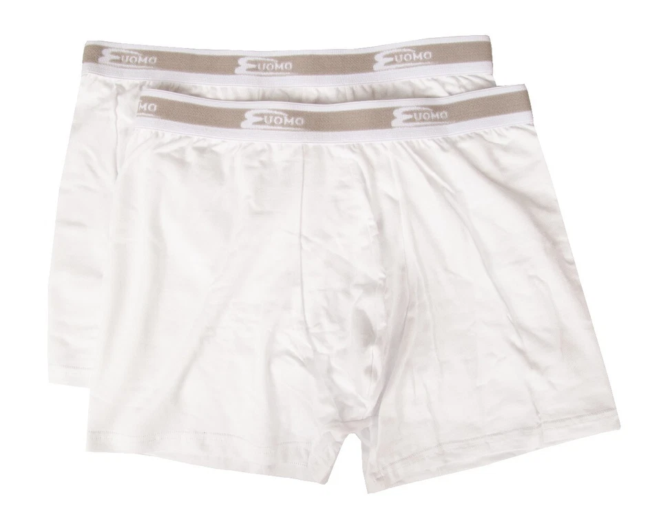 6 BOXER UOMO L'ALTRA COTONELLA 2384 TAGLIA 6/XL COLORE BIANCO IN COTONE ELASTICO