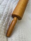 Vintage FOLEY Stamped 18" Wooden Natural Maple Rolling Pin w/Ball Bearings