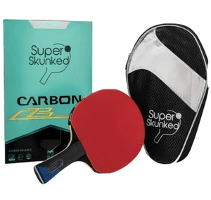 4 NUEVO SUPER SKUNKED BALANCE DE CARBONO PING PONG/PALETAS DE TENIS DE MESA 4.0 ESTRELLAS ITTF - Imagen 1 de 6