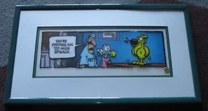 Mike Peters "POPEYE" Grimmy, Hand-painted Cel, LE #4/50, Signed w/ Inscription - Picture 1 of 5