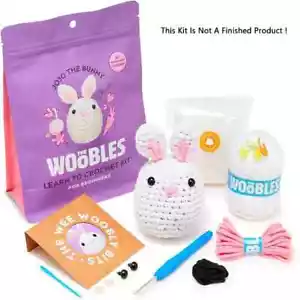 The Woobles Beginners Crochet Kit with Easy Peasy Yarn as seen on Shark Tank~ - Picture 1 of 9