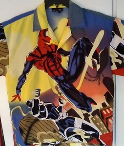 Hunters Spiderman Shirt M Backlash Ben Reilly Marvel Wildstorm Image Comics - Picture 1 of 5