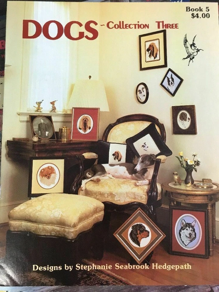 CrossStitch Pattern Booklet: Dogs #3 (S. Hedgepath, Pegasus) - Image 1 of 1
