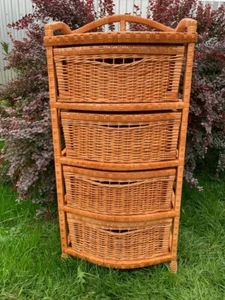 NEW! Chest of drawers boho wicker rattan handmade dresser furniture ecofriendly - Picture 1 of 3