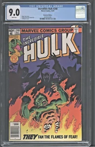 The Incredible Hulk #240 (Marvel Comics) *Newsstand Edition CGC 9.0 - Picture 1 of 2