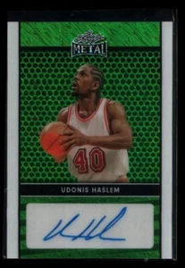 2024 Leaf Metal Collective Shimmer Green Udonis Haslem 4/6 Auto Autograph #LAUH1 - Picture 1 of 2