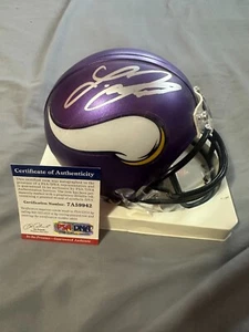 Laquon Treadwell Autographed Minnesota Vikings Mini Football Helmet - PSA/DNA - Picture 1 of 2
