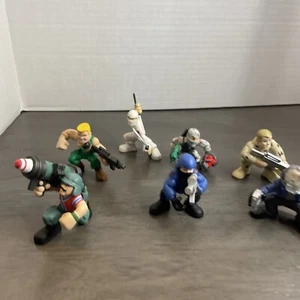 G.I. Joe Combat Heroes Superhero Squad Action Figure lot of 7 Hasbro - Picture 1 of 5