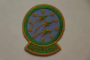 US AIR FORCE 310th TFTS TAC FIGHTER TRAININGSGESCHWADER AUFNÄHER NEU grün blau gold - Bild 1 von 4