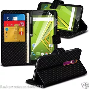 Custodia telefono portafoglio pelle libro pieghevole supporto porta carte✔Samsung Apple Huawei - Foto 1 di 8