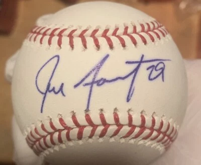 jeff samardzija Signed Baseball  - Imagem 1 de 2