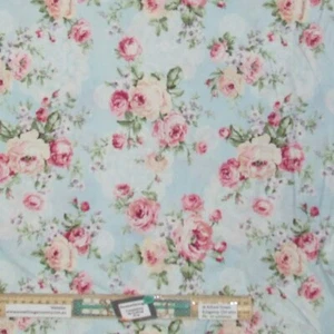 Quilting Patchwork Sewing Fabric Quilt Gate Blue 50x55cm FQ - Foto 1 di 4