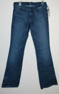 7 For All Mankind Women's A Pocket Bootcut Blue Size 29 - Picture 1 of 4
