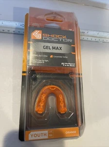 Shock Doctor Gel Max Mouthguard Youth 10- Convertible Strap/Strapless New 6133Y - Picture 1 of 7