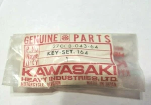 Kawasaki NOS 1972 F6A Key Set Of 3 ( #164) 27008-043-64 - Picture 1 of 4