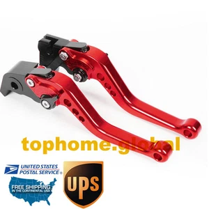 Palancas de freno de embrague corto rojas para Suzuki GSXR600 GSXR750 2006-2010 EE. UU. 07 08 2009 - Imagen 1 de 5