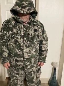 Cabelas Instinct Thermal Bib Overalls & Matching Jacket 3X Worn Once FREE SHIP - Picture 1 of 13