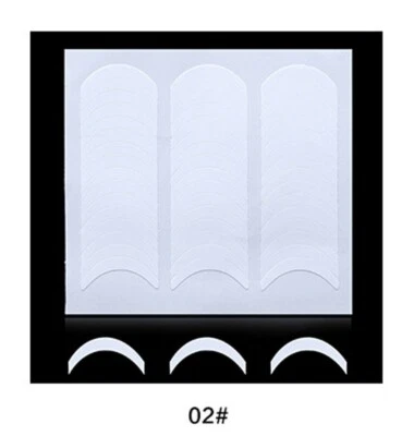 Paquete de 5 guías de punta francesas pegatinas manicura rayas borde arte en uñas dedos decoración hágalo usted mismo Foto 1 de 4