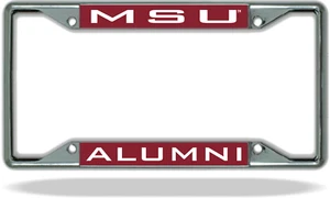 Mississippi State MSU ALUMNI License Plate Frame - Picture 1 of 1