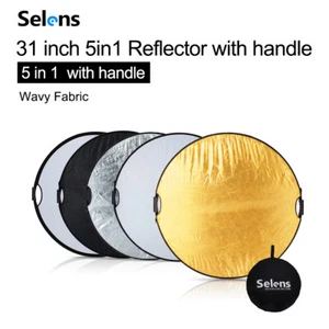 80CM 32" 5-in-1 Photography Studio Collapsible Multi Disc Photo Light Reflectors - Picture 1 of 12