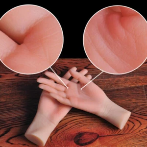 US Silicone Practice Hand Female Hand Mannequin Display Jewelry Model Props - Picture 1 of 10