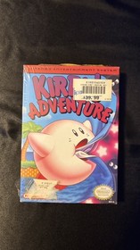 Kirby&rsquo;s Adventure (NES, 1993, Factory Sealed H-Seam with Minor Damage)