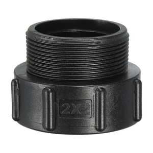 IBC Tote Adapter S60x6 Coarse Thread 2 BSP Male Thread 275-330 Gallon Drain T... - Picture 1 of 5