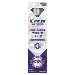 Pasta de dientes Crest 3D White Brilliance Pro Ultra White, 3,8 oz (107 g), VENDEDOR DEL REINO UNIDO - Imagen 1 de 12