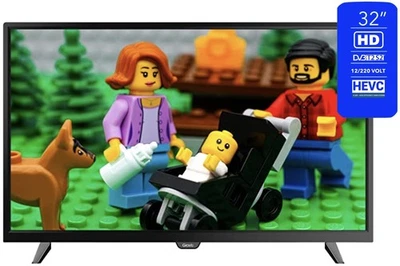 GRAETZ TV 32" POLLICI LED GR32F1510 T2 LED FUNZIONE HOTEL CAMPER BARCA 12 VOLT - Immagine 1 di 4