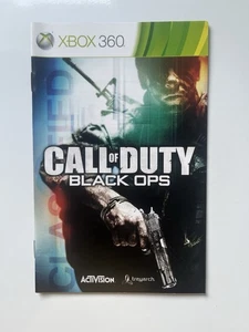 Xbox 360 MANUAL ONLY - Call of Duty: Black Ops *NO GAME/NO BOX* (Ref.M101) - Picture 1 of 2