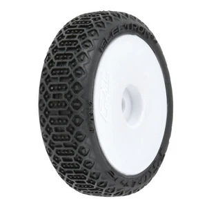 Pro-line 1/24 Electron 2.0 Buggy F/R Tires Mounted 7mm White (4): Micro-B - Picture 1 of 1